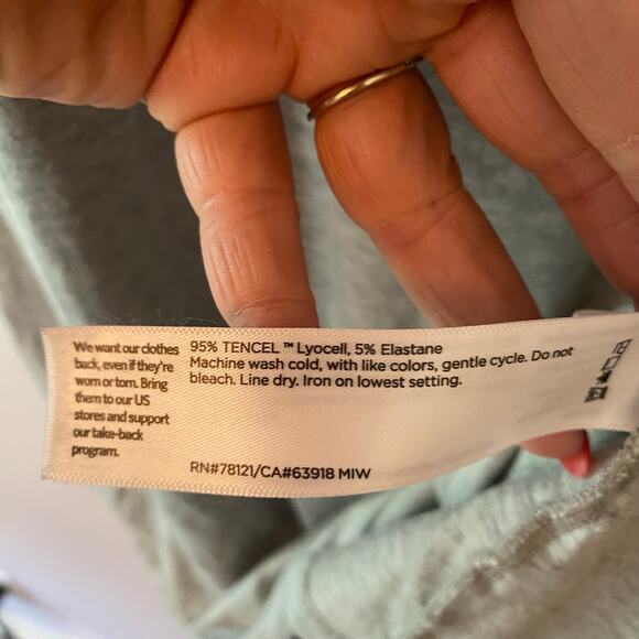 Eileen Fisher Gray Fine Jersey Tank Dress Sleeveless Midi Stretchy Women's XXS - Picture 9 of 9